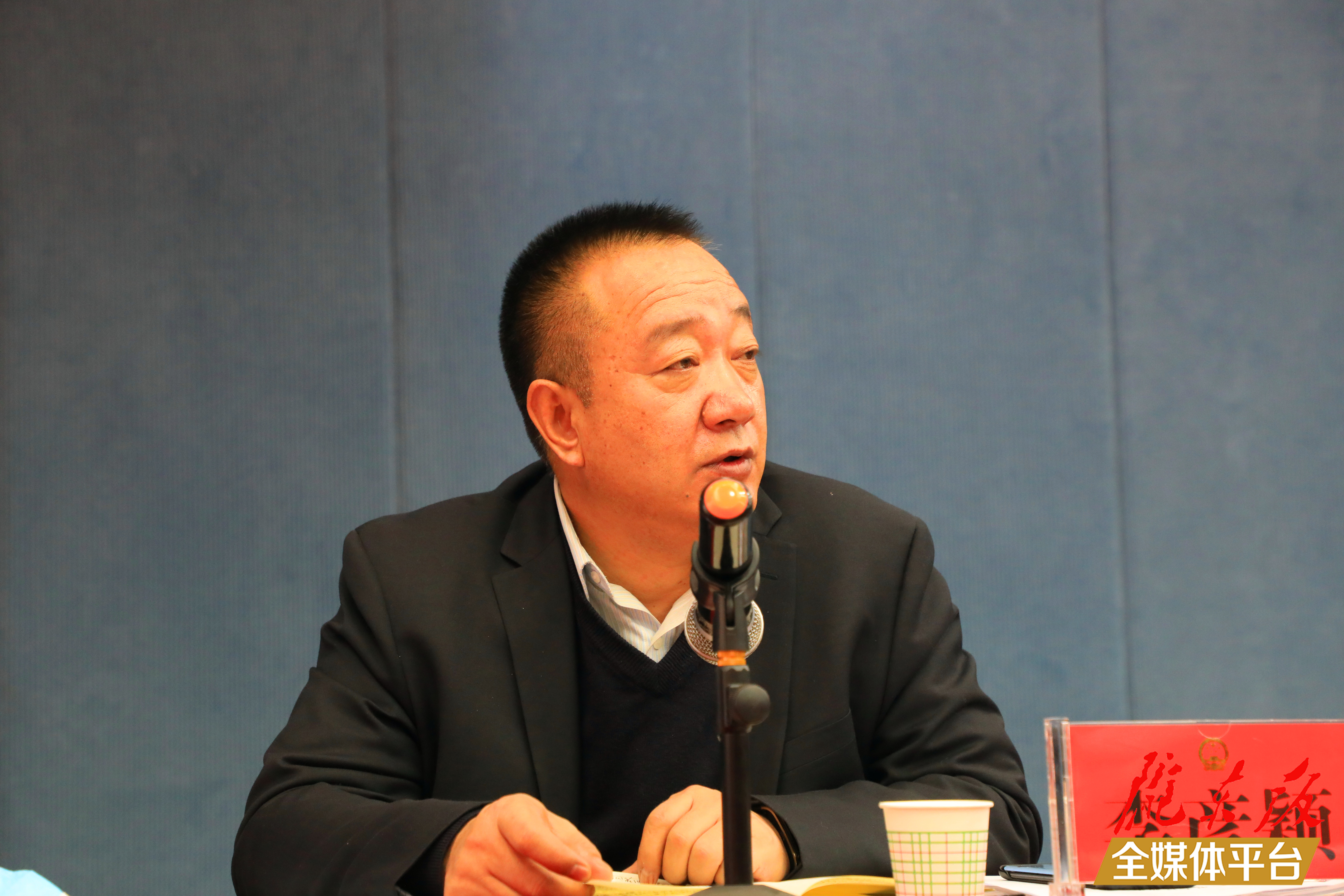 人大代表李彥穎參加分組審議時發(fā)言。