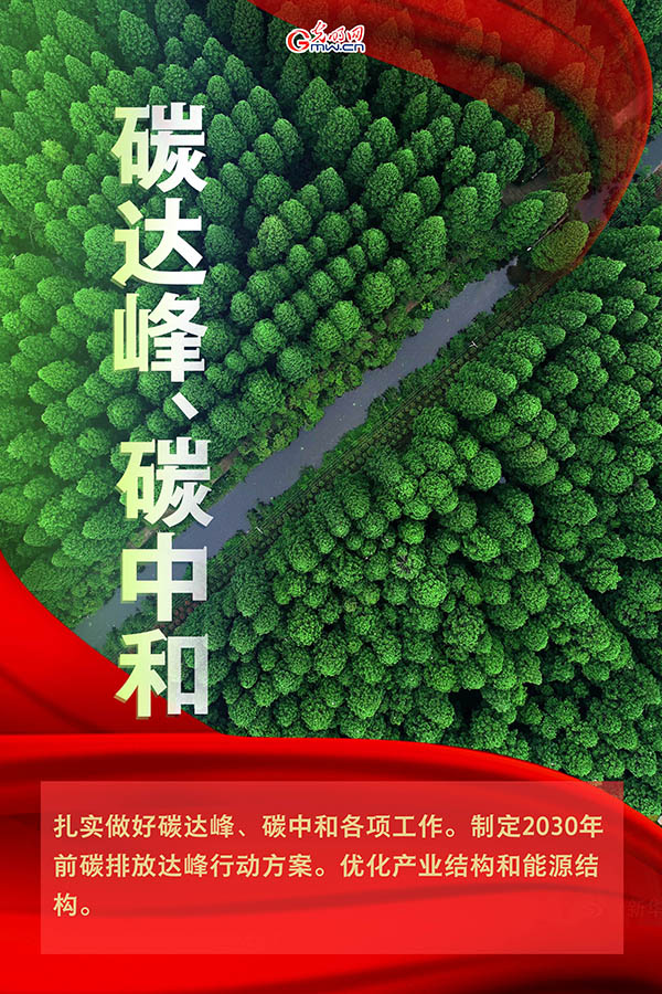 海報(bào)| 2021年政府工作報(bào)告，提到這些生態(tài)環(huán)保關(guān)鍵詞