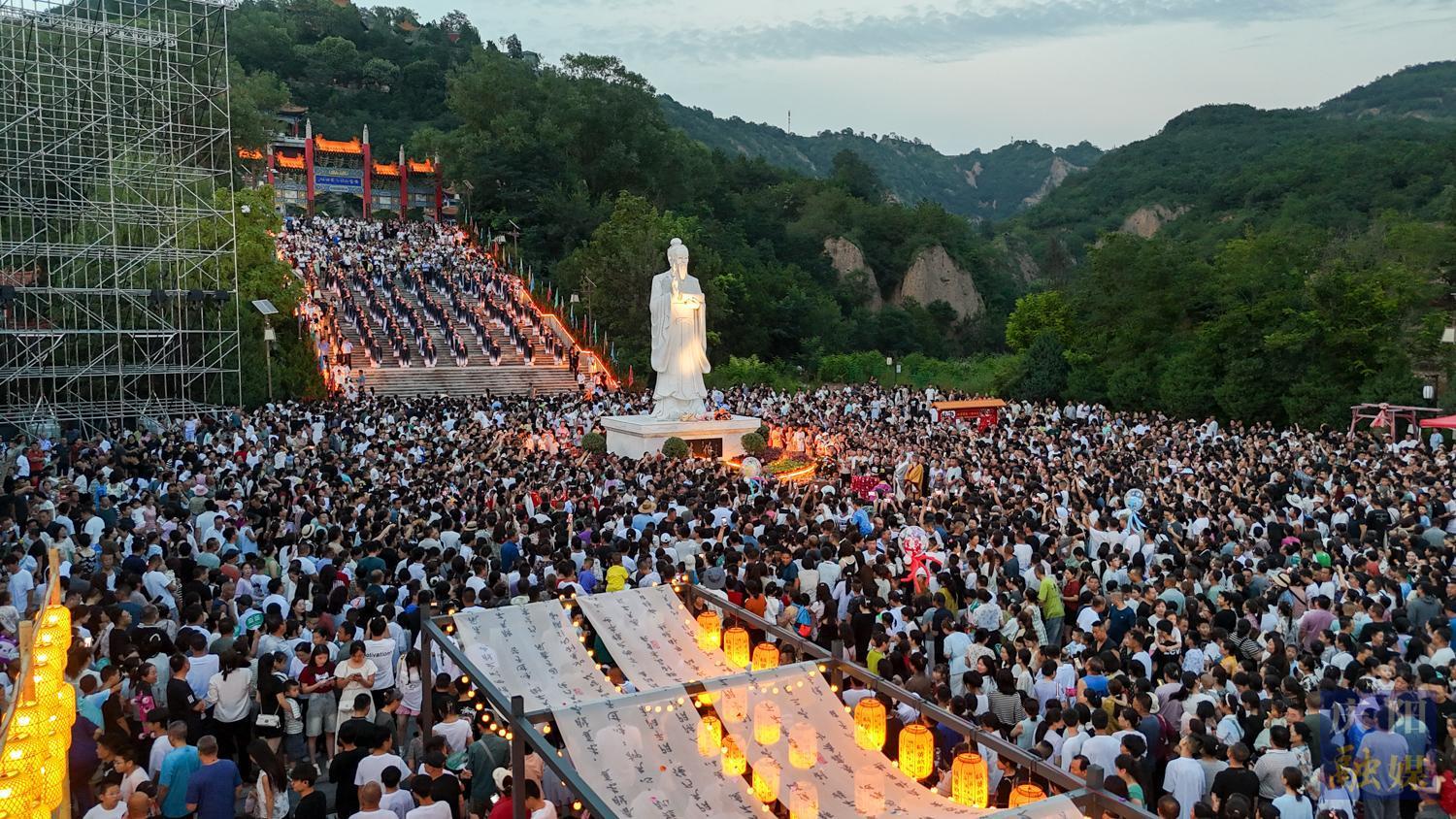 【攝影報道】周祖陵納福大典啟幕 人潮涌動祈祥福
